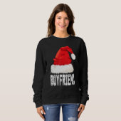 Kerst Boyfriend Kerstman Hoed Kerstmis Matching Fa Trui (Voorkant volledig)