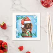 Kerst Boykin Spaniel Servet (Insitu)