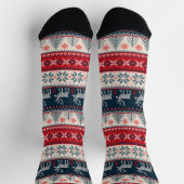 Kerst Breipatroon Rendier Sokken (Top)