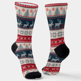 Kerst Breipatroon Rendier Sokken