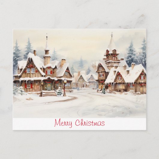  kerst briefkaart (Voorkant)