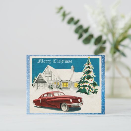  kerst briefkaart (Staand voorkant)