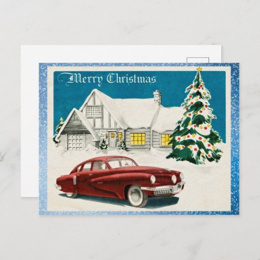  kerst briefkaart (Voorkant / Achterkant)