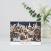  kerst briefkaart (Staand voorkant)