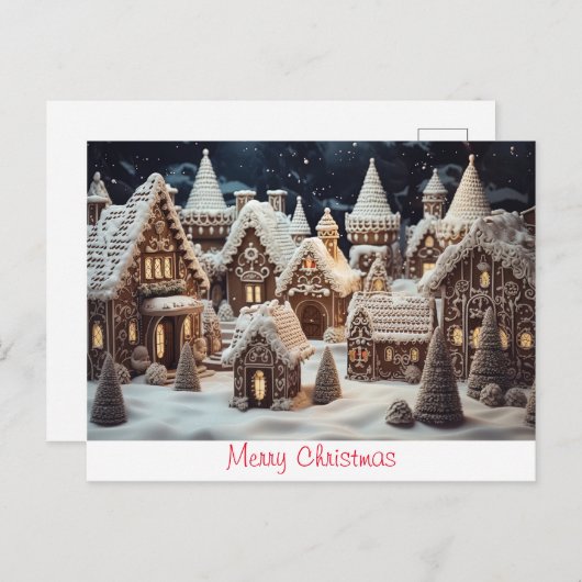  kerst briefkaart (Voorkant / Achterkant)