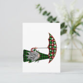 kerst briefkaart (Staand voorkant)