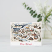  kerst briefkaart (Staand voorkant)