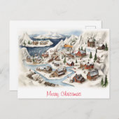 kerst briefkaart (Voorkant / Achterkant)