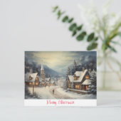  kerst briefkaart (Staand voorkant)