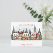  kerst briefkaart (Staand voorkant)