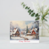  kerst briefkaart (Staand voorkant)