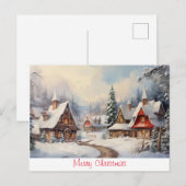  kerst briefkaart (Voorkant / Achterkant)