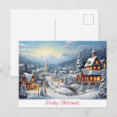  kerst briefkaart (Voorkant / Achterkant)