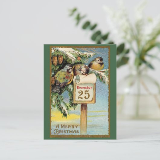 kerst briefkaart (Staand voorkant)