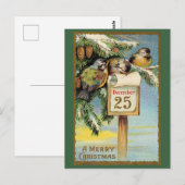  kerst briefkaart (Voorkant / Achterkant)