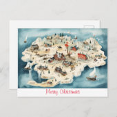  kerst briefkaart (Voorkant / Achterkant)