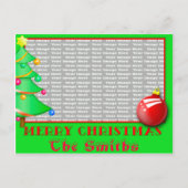  kerst Briefkaart (Voorkant)