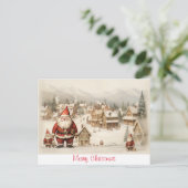 kerst briefkaart (Staand voorkant)