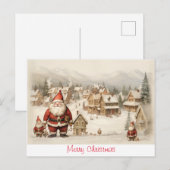  kerst briefkaart (Voorkant / Achterkant)