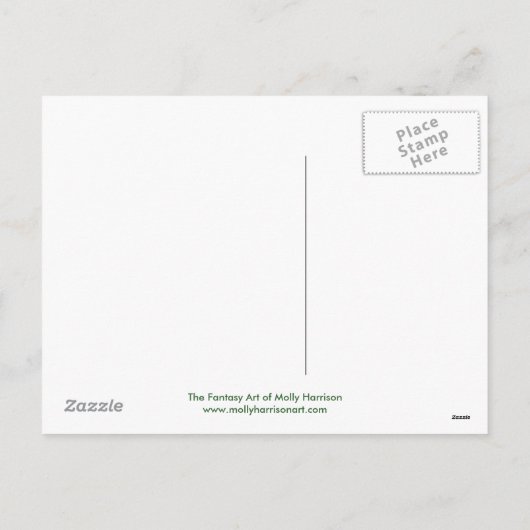 Kerst Briefkaart Fairy Sisters (Achterkant)