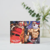 Kerst Briefkaart - Gym Motivatie (Staand voorkant)
