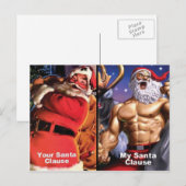 Kerst Briefkaart - Gym Motivatie (Voorkant / Achterkant)