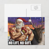 Kerst Briefkaart - Gym Motivatie (Voorkant / Achterkant)