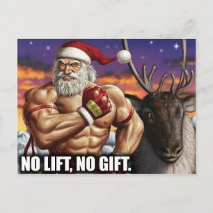 Kerst Briefkaart - Gym Motivatie