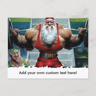 Kerst Briefkaart - Gym Motivatie