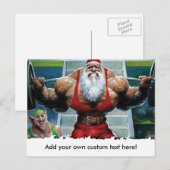 Kerst Briefkaart - Gym Motivatie (Voorkant / Achterkant)