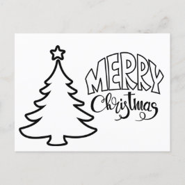 Kerst Briefkaart - kleur en verzenden