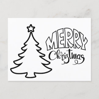 Kerst Briefkaart - kleur en verzenden