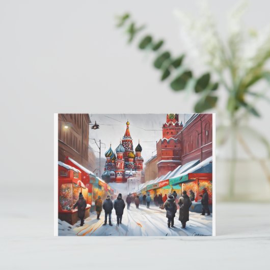 Kerst Briefkaart - Londen (Staand voorkant)