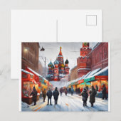 Kerst Briefkaart - Londen (Voorkant / Achterkant)