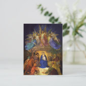 Kerst Briefkaart Nativiteit Religieus katholiek (Staand voorkant)