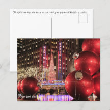 Kerst Briefkaart NYC - New York