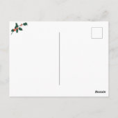 Kerst briefkaart uit Australië; kangoeroe (Achterkant)