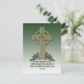 kerst-Briefkaart van de ierse diaspora Feestdagenkaart (Staand voorkant)