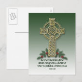 kerst-Briefkaart van de ierse diaspora Feestdagenkaart (Voorkant / Achterkant)