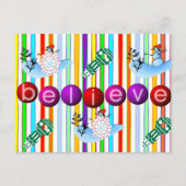 Kerst Briefkaarten Geloven Sneeuwman (Voorkant)