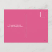 Kerst Briefkaarten Modern Merry & Bright Foto (Achterkant)