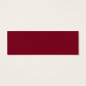 Kerst Brocade Red Gift Label Mini Visitekaartjes (Achterkant)