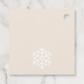 Kerst & Bruid Kerstelijke Bruiloft Feest Bedankjes Labels (Achterkant)