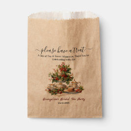 Kerst Bruids douche hulst Theetijd Feestje Bedankzakje