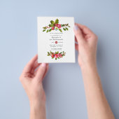 Kerst Bruidsmeisjes Lunch Hollen Uitnodiging Flyer (Hand)