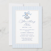 Kerst Bruiloft Borrel 'Iets Blauw's Kaart (Voorkant)
