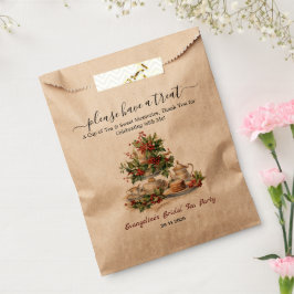 Kerst Bruiloft Bridal Shower hulst Theetijd Feestj Bedankzakje