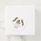 Kerst Bruiloft Bruidsmeisjes Thee Feestje Dank je Bedankjes Labels (In situ)