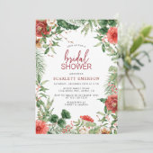 Kerst bruiloft bruidsshowers kaart (Staand voorkant)