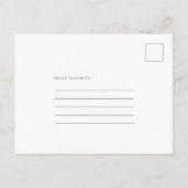 Kerst bruiloft dennen kegels Sinaasappel Save the Aankondigingskaart (Achterkant)